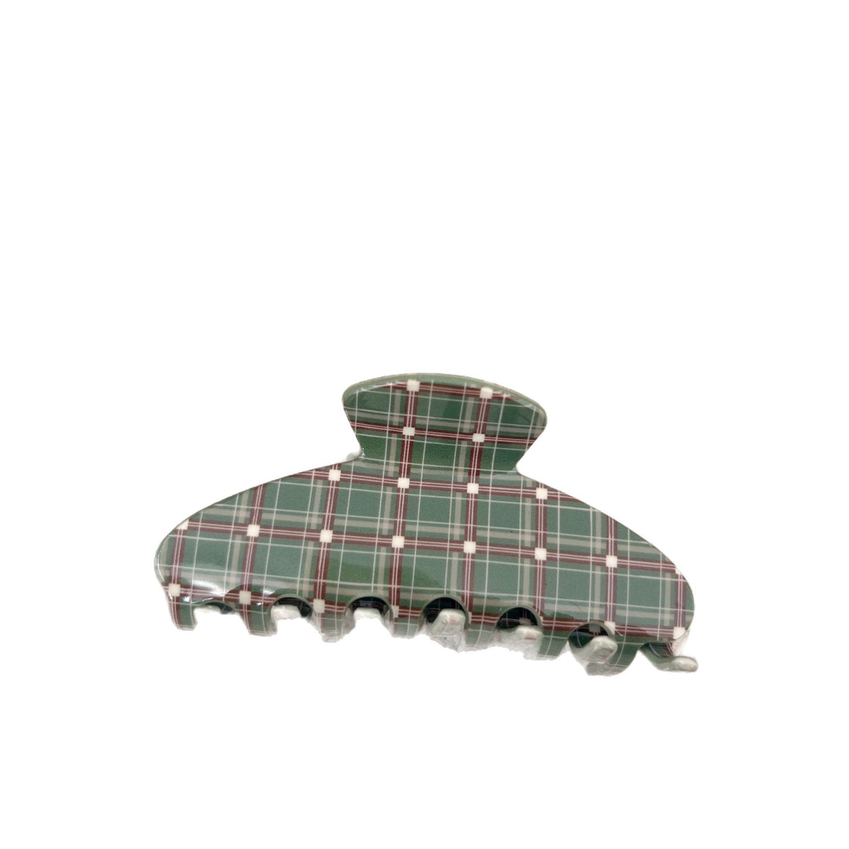 Plaid Hair Claw - DippedShop Wholesale - #8051