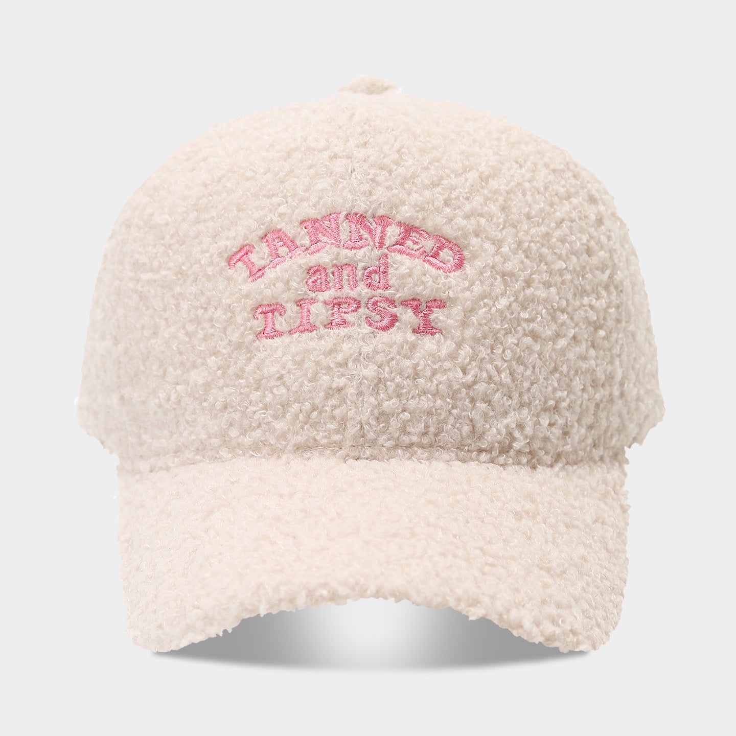 Fashion Bowknot Embroidery Lamb Wool Baseball Cap 6W6HAT526