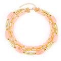 Trendy Multi-Layer Beaded Necklace - DippedShop Wholesale - #6739