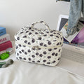 Floral  Quilted Storage Cosmetic Bag 6C5CO72