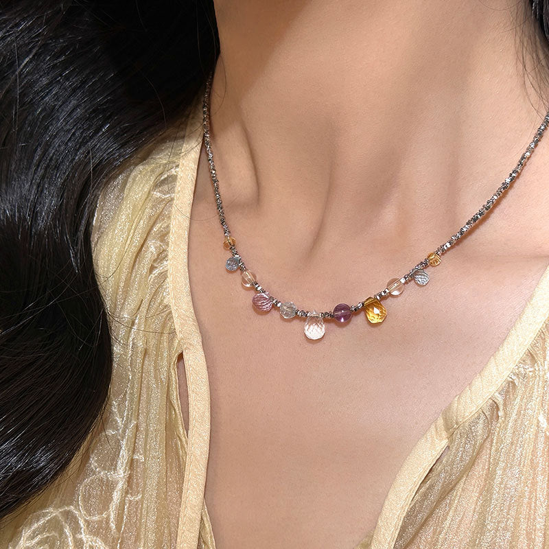 Colorful Ball Pendant Choker - DippedShop Wholesale - #6707