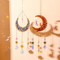 Colorful Moon Crystal Pendant Hanging Suncatchers MK2CZAS6H7HLS62