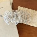 Floral Print Mesh Vertical Banana Hair Clip 6W6HCP1655
