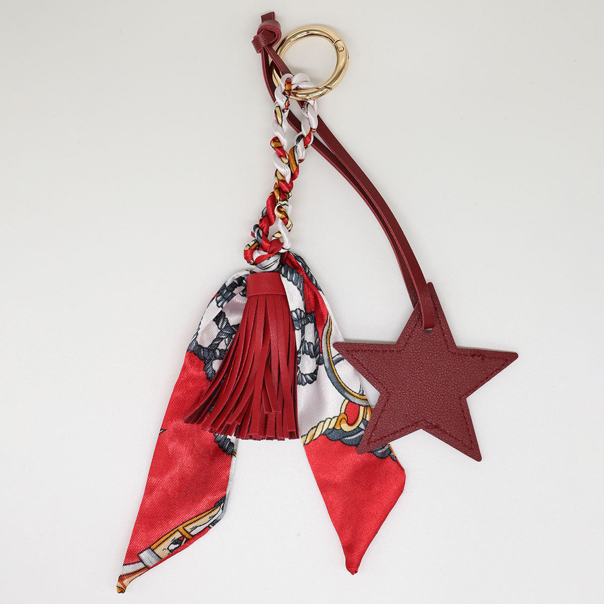 Leather Star Tassel Bag Charm - DippedShop Wholesale - #5315