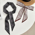 Floral Silk Headscarf with Waist Belt - DippedShop Wholesale - #2851