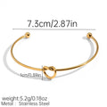Elegant Gold Plated Knot Open - DippedShop Wholesale - #8899