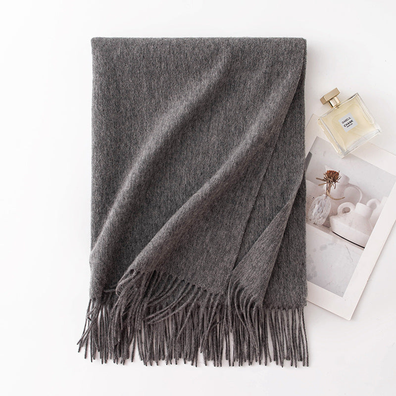 Minimalist Solid Color Wool Scarf 6W6NSW282