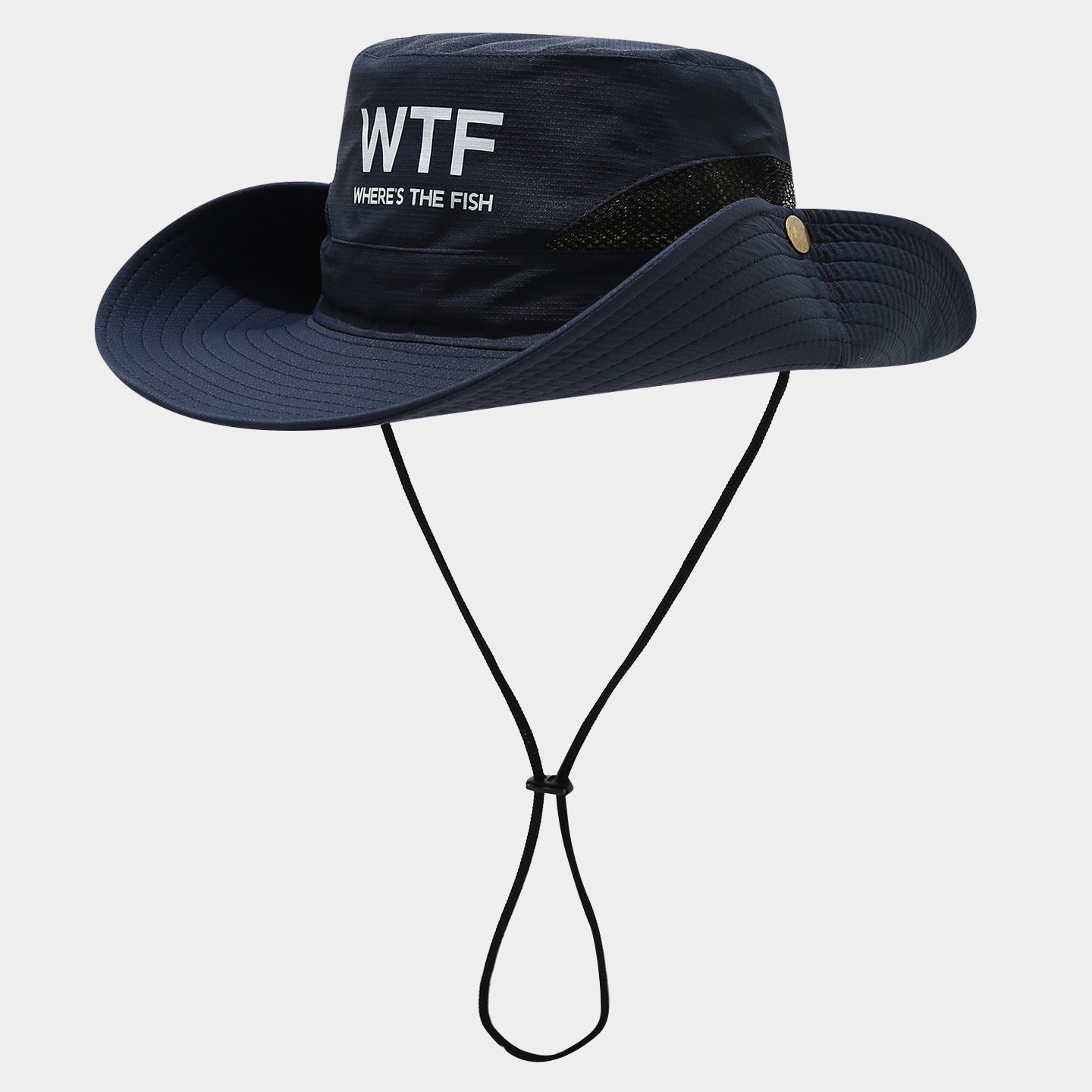 Trendy Letter Print Breatheable Safari Boonie Hat 8BK6HAT177L
