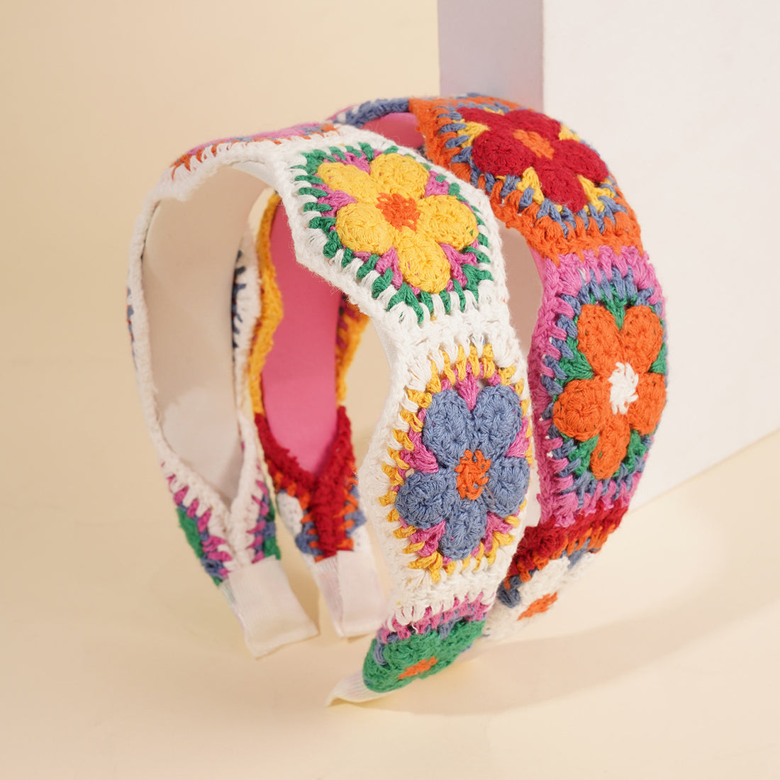 Knitted Floral Head Band - DippedShop Wholesale - #6115