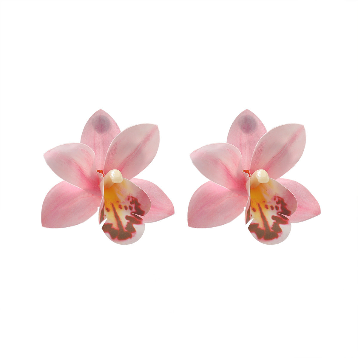 Orchid Stud Earrings - DippedShop Wholesale - #5875