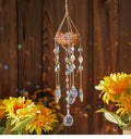 Gold Crystal Suncatcher Pendant - DippedShop Wholesale - #8371
