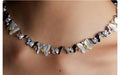 Gold Plated Butterfly Choker - DippedShop Wholesale - #8579