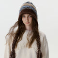 Vintage Windproof Warm Braided Tassel Knit Beanie 6W6HAT521