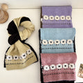 Sheep Jacquard Knit Scarf - DippedShop Wholesale - #0211