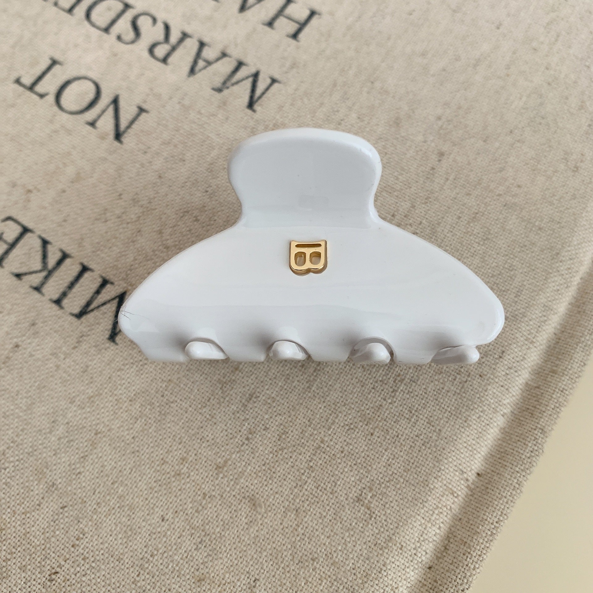 Letter Acetate Hair Clip - DippedShop Wholesale - #0195