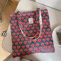 Flower Color Block Tote Bag - DippedShop Wholesale - #4547