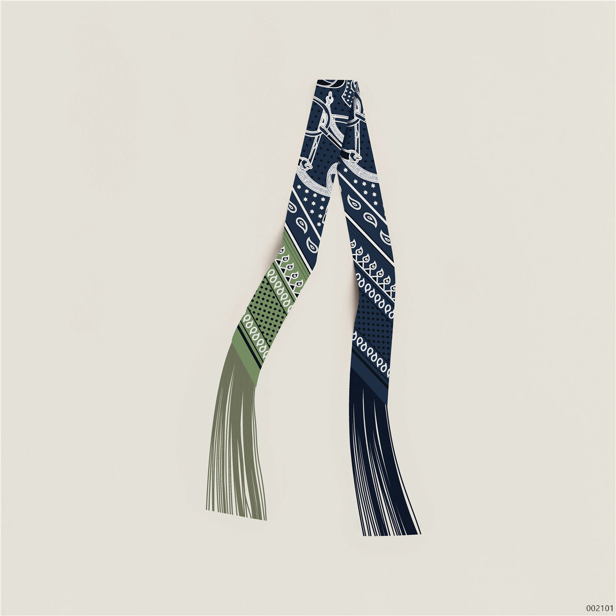 Floral Tassel Silk Scarf - DippedShop Wholesale - #2547