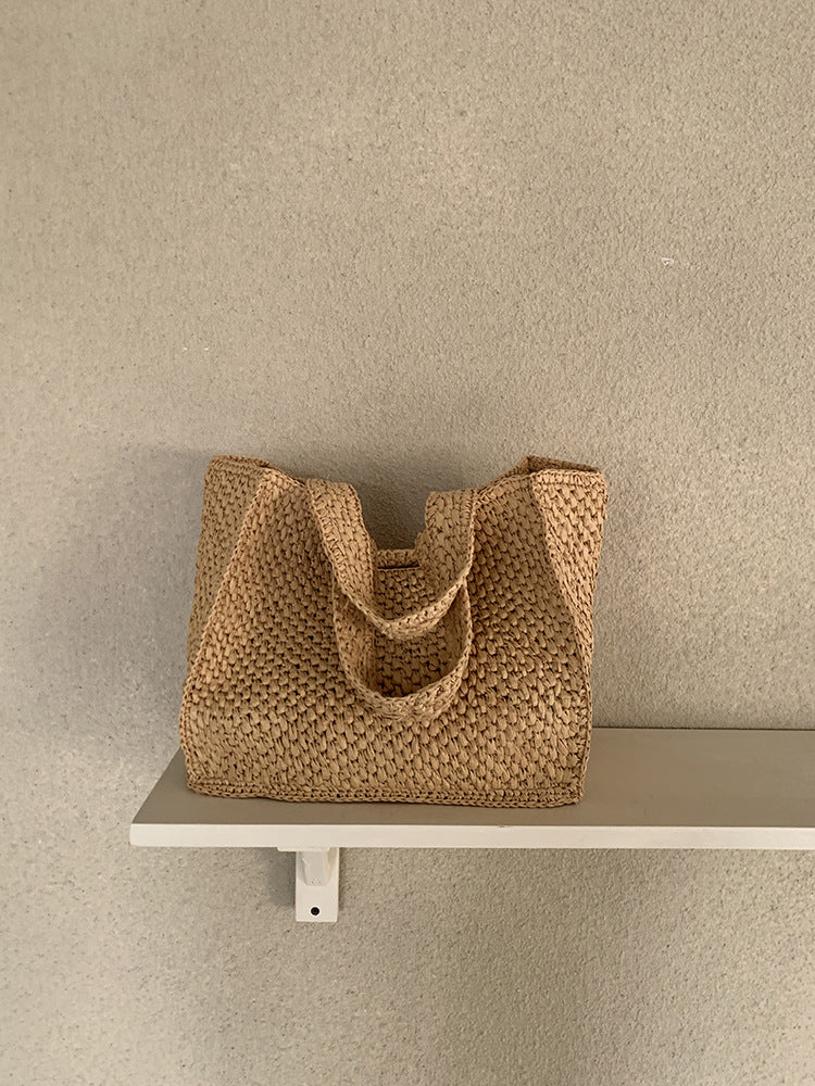 Elegant Straw Woven Handmade B - DippedShop Wholesale - #4003