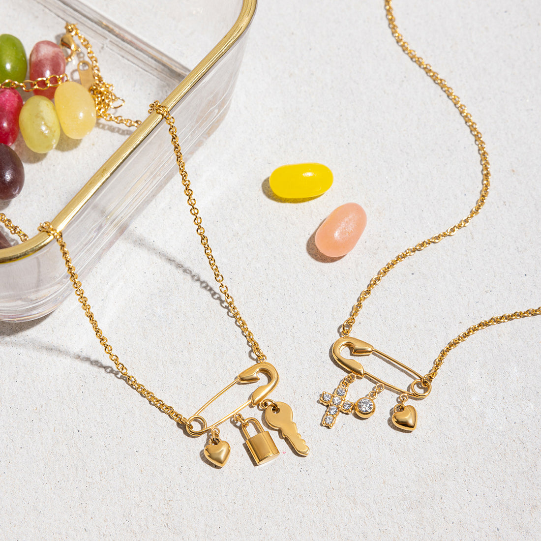 Paperclip Chain Necklace - DippedShop Wholesale - #9651