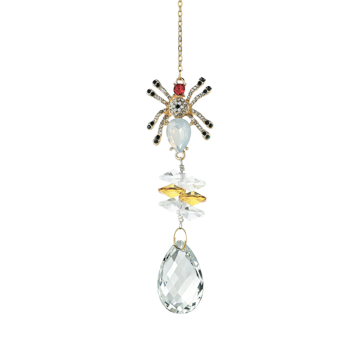 Halloween Spider Crystal Bead Hanging Sun Catcher 6H7HLS191