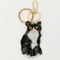 Funny Cat Pendant Keychain Bag Charm 6W10BBC340