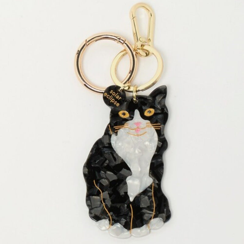 Funny Cat Pendant Keychain Bag Charm 6W10BBC340
