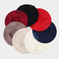 Vintage Floral Rhinestones Knit Portable Beret Cap MK2COW6W6HAT227