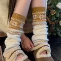 Fair Isle Knit Leg Warmers - DippedShop Wholesale - #1091
