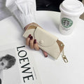 Solid Color Flip Over Portable Sunglasses Case MK2BLC6W13HSY47