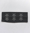Punk Style Star Zirconia Wide Headband MK2BW6W6HBD82