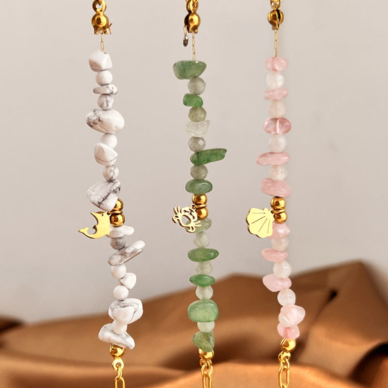 Fashion Crystal Natural Stone - DippedShop Wholesale - #0579