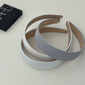 Minimalist Solid Color Glitter Satin Headband MK2SPM6W6HBD10