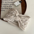 Bowknot Cable Knit Headband - DippedShop Wholesale - #8451
