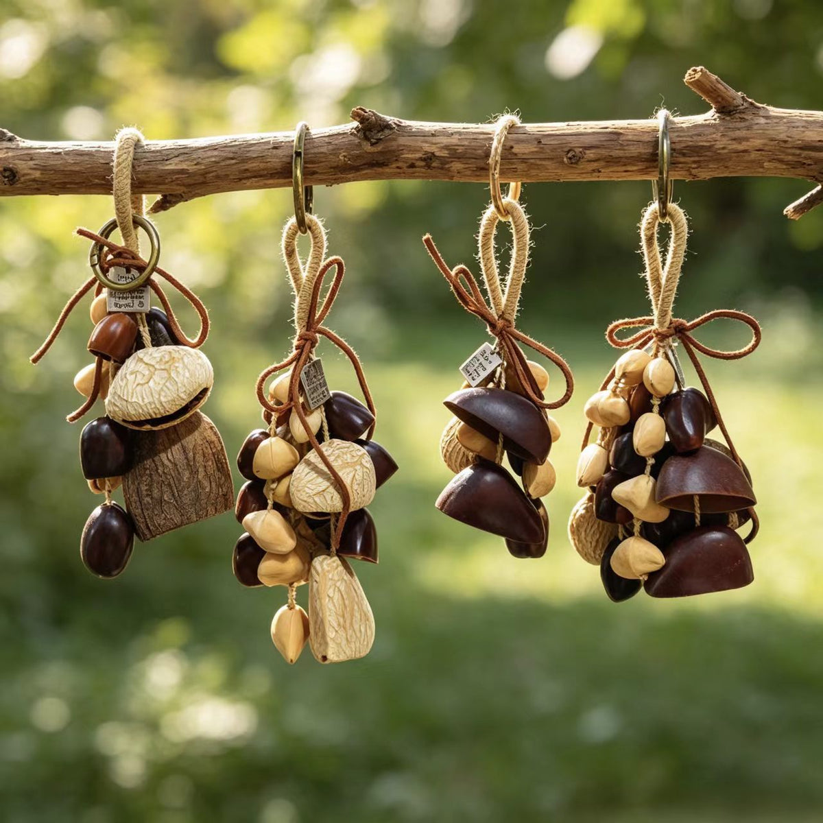 Nut Shell Bag Charm - DippedShop Wholesale - #0691