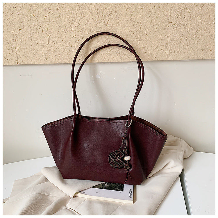 Vintage Soft PU Leather Slouchy - DippedShop Wholesale - #9027