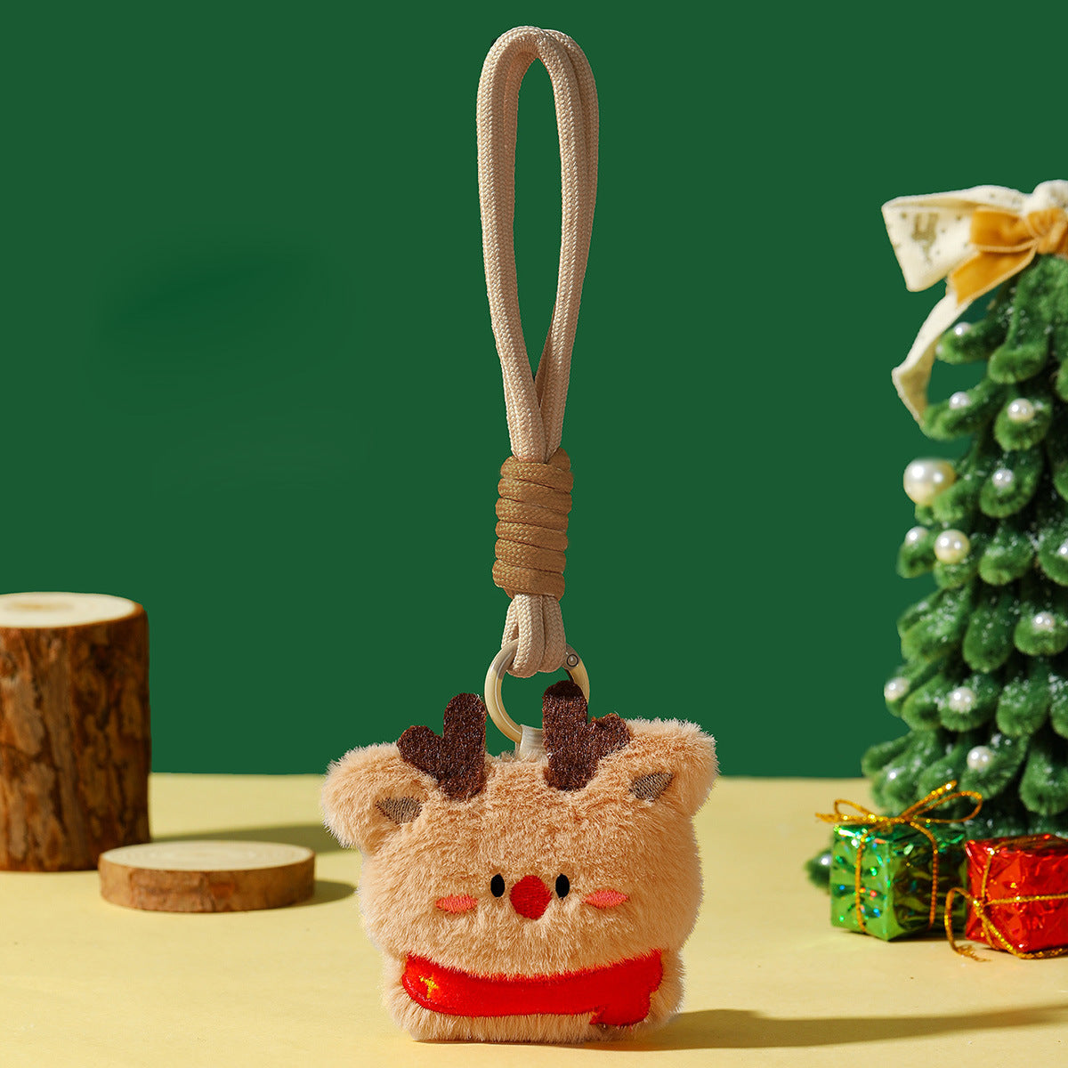 Cute Plush Santa Claus Doll Bag Charm 6W10BBC830