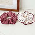 Plaid Polka Dot Scrunchie - DippedShop Wholesale - #5203