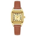 Classic Square Roman Numeral Leather Strap Watch MK2SSAS6W6JWA08