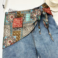 Vintage Cashew Print Mini Skirt 6W6NSI181