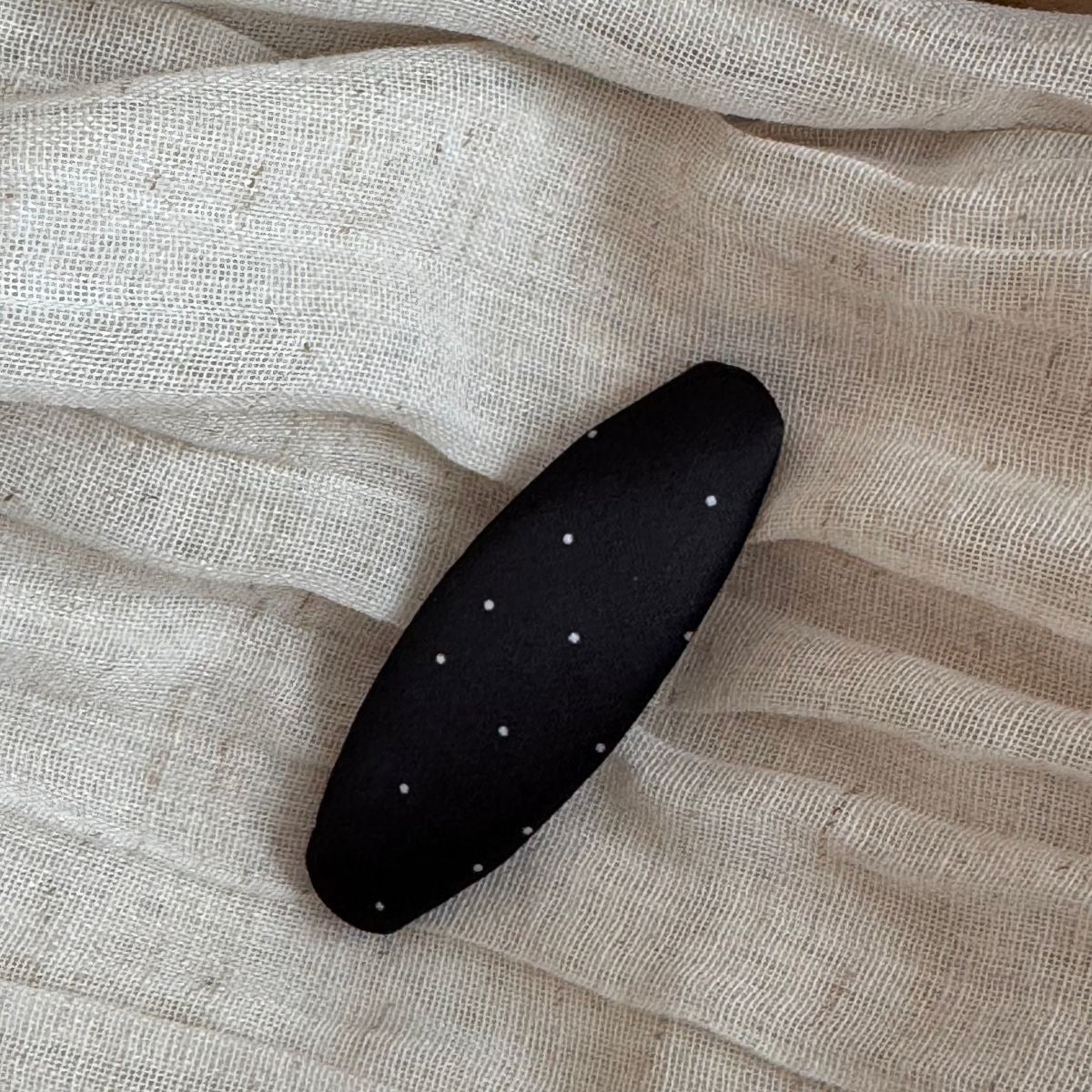 Minimalist Polka Dot Snap Hair Clip 6W6HCP1668