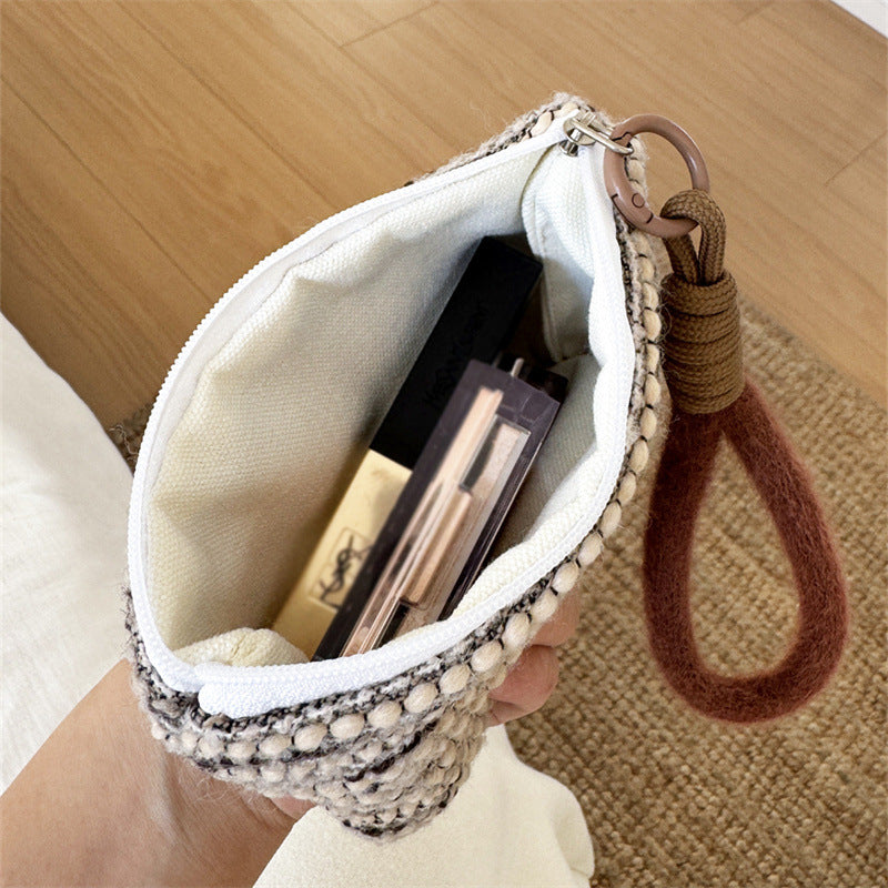 Minimalist Color Block Large Capacity Cosmetic Bag 6C5CO274