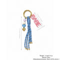 Stylish Rope Braided Heart Pendant Bag Charm 6W10BBC343