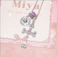Rhinestone Cross Pendant Choker - DippedShop Wholesale - #8035