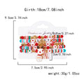 Christmas Multi-Layer Snowflake Charm Beaded Bracelet Set 6W6JBR652