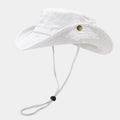 Simple Washed Outdoor Foldable Safari Boonie Hat 8BK6HAT170T