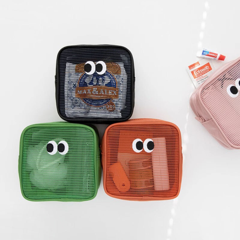 Cute Eyes Portable Mesh Cosmetic Bags DP25C622