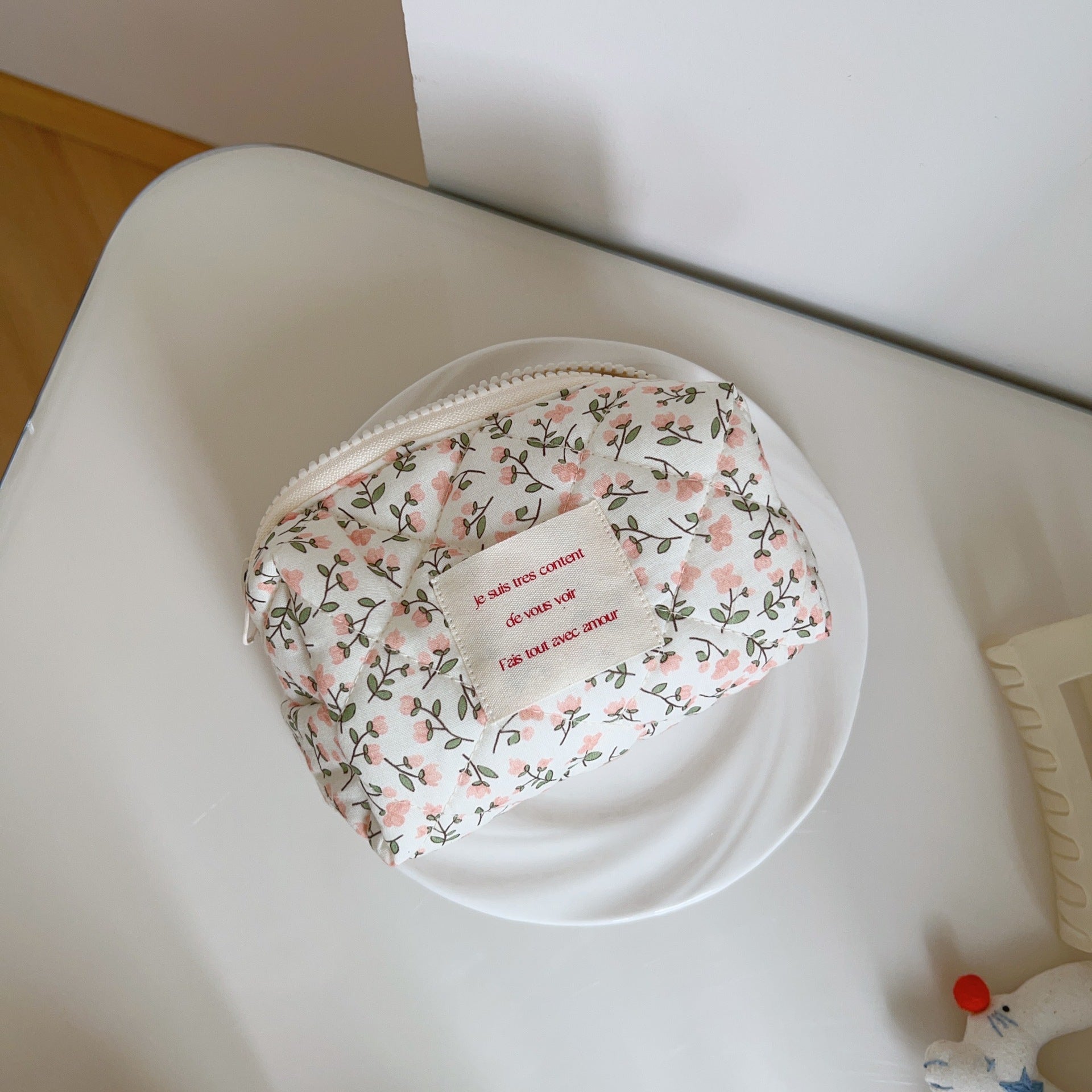 Quilted Cotton Boat shaped Storage Bag MK2BLW6C5CO69