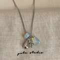Elegant Natural Stone Pendant Choker Necklace 6W6JNC427