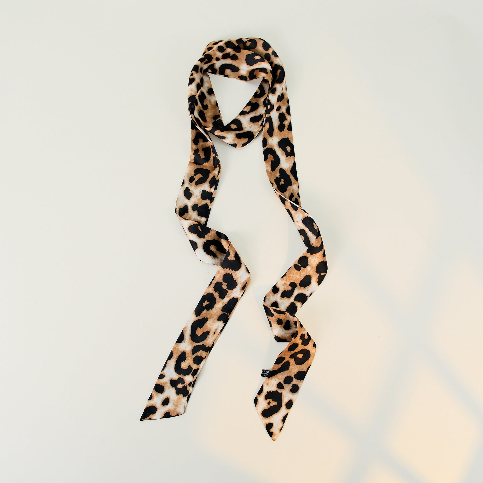 Vintage Leopard Print Silk Scarf 6W6NSI255