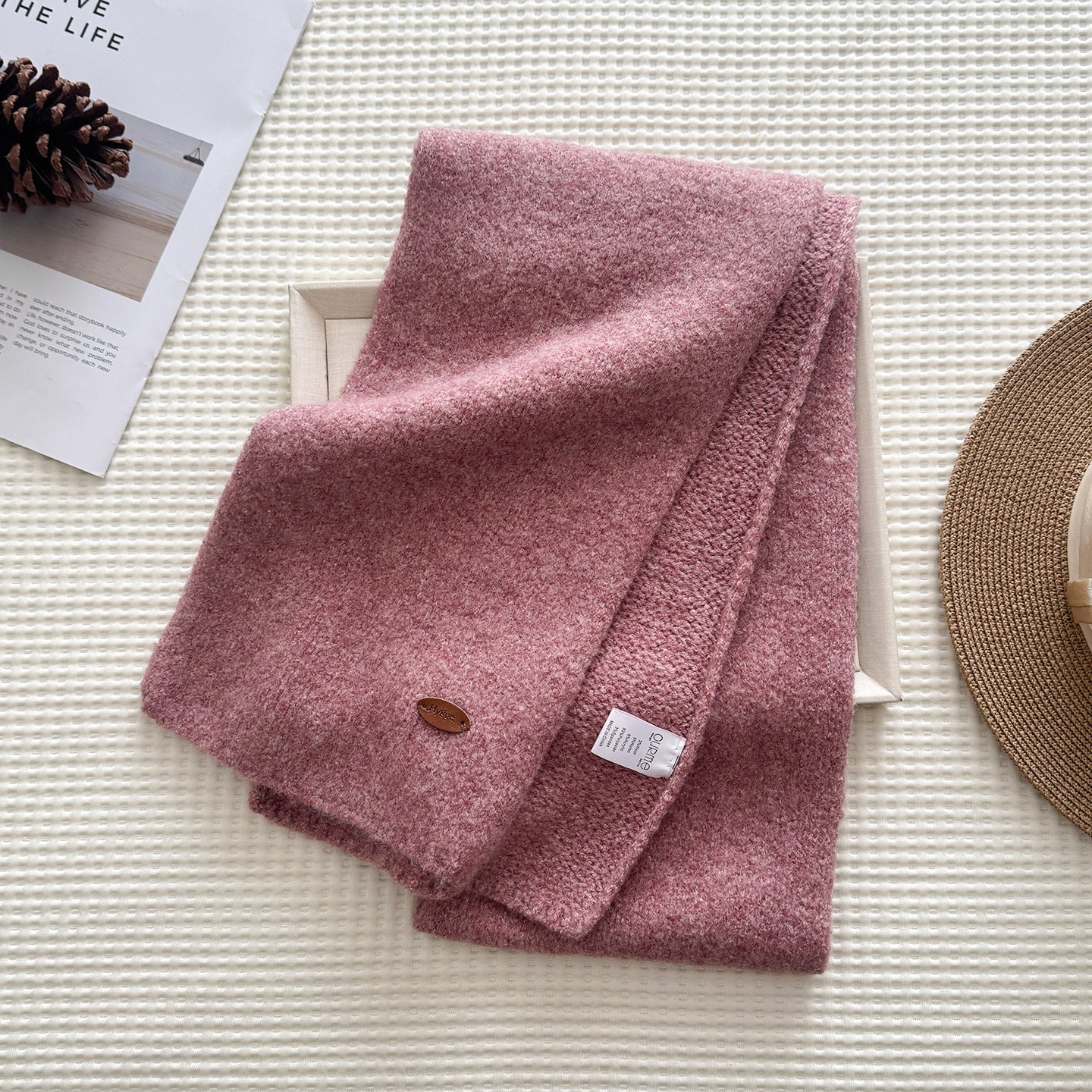 Blend Knit Scarf - DippedShop Wholesale - #5747